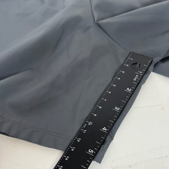 Nike Running Shorts Mens Size L Athletic Gym Training Gray Yellow Dri Fit - Picture 13 of 15